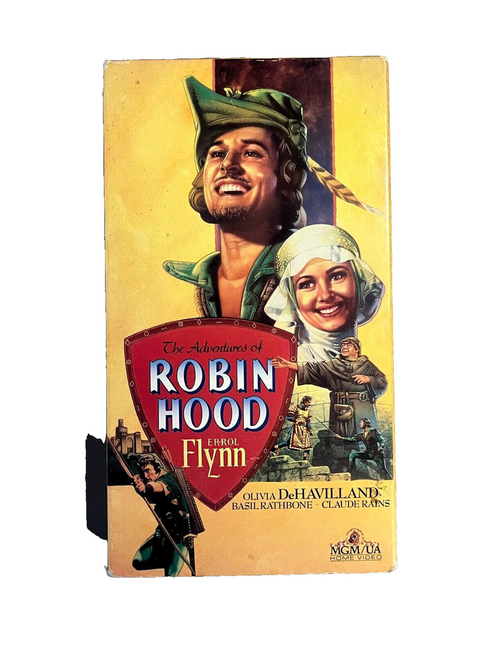 The Adventures of Robin Hood (1938) VHS - Good Condition - Starring Errol Flynn